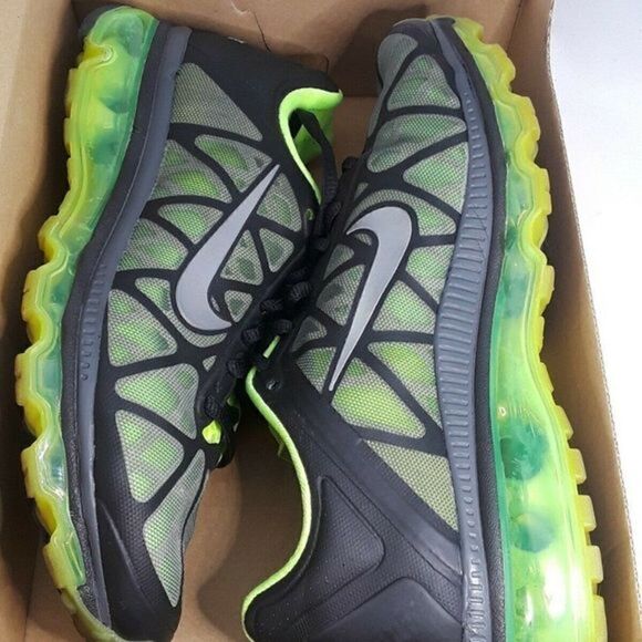 🔥Nike‎ Air Max 2015 White/Black/Green Women 6.5 - Picture 1 of 12
